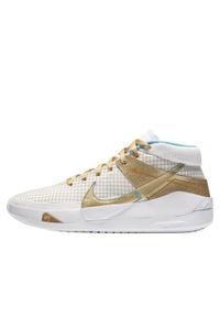 Buty do chodzenia męskie Nike KD13. Wysokość cholewki: za kostkę. Zapięcie: sznurówki. Kolor: żółty, wielokolorowy. Materiał: materiał, syntetyk, tkanina. Szerokość cholewki: normalna. Sport: turystyka piesza