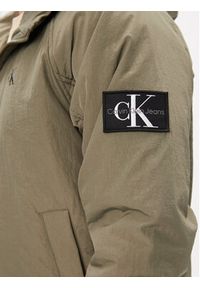 Calvin Klein Jeans Kurtka przejściowa Hooded Padded Harrington J30J324698 Zielony Regular Fit. Kolor: zielony. Materiał: syntetyk #4