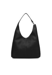 Calvin Klein Torebka Slouchy Leather Md Shoulder Bag LV04F3543G Czarny. Kolor: czarny. Materiał: skórzane #2