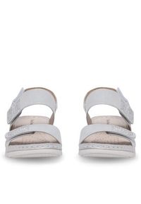 Clara Barson Sandały WS040801-01 Srebrny. Kolor: srebrny. Materiał: syntetyk, skóra #8