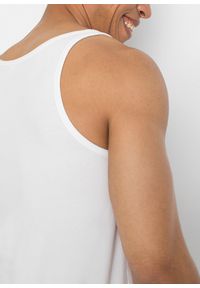 bonprix - Podkoszulki z bawełny organicznej (2 szt.). Kolor: biały. Materiał: bawełna. Wzór: gładki #3