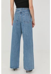 GESTUZ - Gestuz jeansy damskie high waist. Stan: podwyższony. Kolor: niebieski