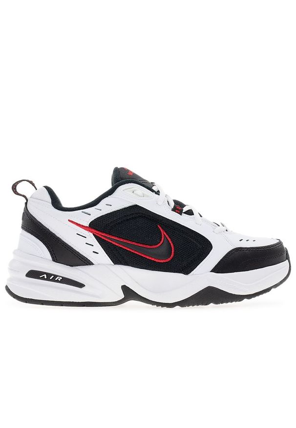 Buty męskie Nike Air Monarch IV 415445-101 - białe. Kolor: biały. Materiał: skóra, guma. Szerokość cholewki: normalna