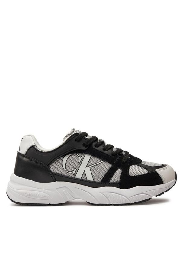 Calvin Klein Sneakersy Retro Tennis YM0YM00696 Biały. Kolor: biały