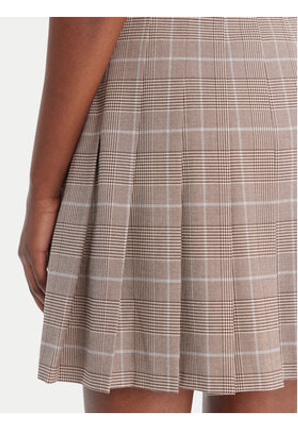 Guess Spódnica mini W6RD55 WJ642 Brązowy Regular Fit. Kolor: brązowy. Materiał: syntetyk