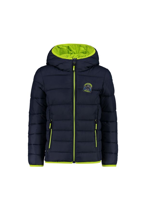 Kurtka dziecięca z kapturem CMP. Typ kołnierza: kaptur. Kolor: niebieski. Materiał: puch