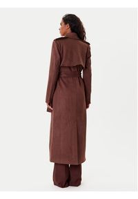 BARDOT Trencz Kira Vegan Suede 57053JB4 Brązowy Regular Fit. Kolor: brązowy. Materiał: syntetyk #3