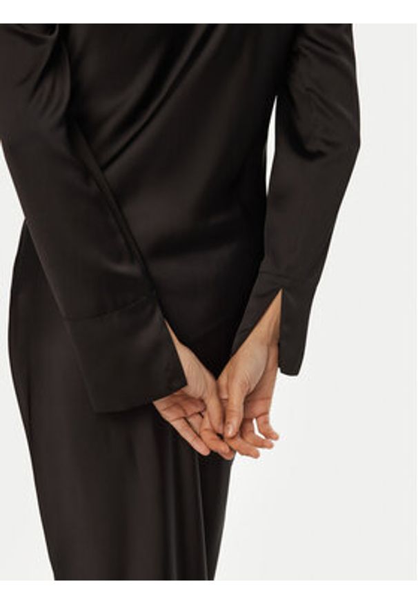 Imperial Sukienka koktajlowa AFGSIBA Czarny Regular Fit. Kolor: czarny. Materiał: syntetyk. Styl: wizytowy