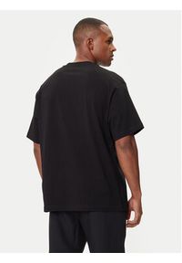 Versace Jeans Couture T-Shirt 79GAHT10 CJ00T Czarny Regular Fit. Kolor: czarny. Materiał: bawełna