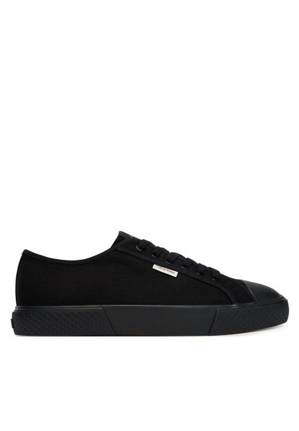 Calvin Klein Trampki Vulc Laceup Cv HM0HM02121 Czarny. Kolor: czarny. Materiał: materiał
