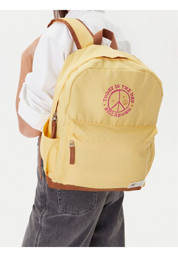 Billabong Plecak BLB-KS-002-07 Żółty. Kolor: żółty. Materiał: materiał