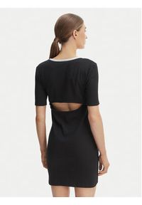 Calvin Klein Jeans Sukienka codzienna LV047F224G Czarny Slim Fit. Okazja: na co dzień. Kolor: czarny. Materiał: bawełna. Typ sukienki: proste. Styl: casual #2