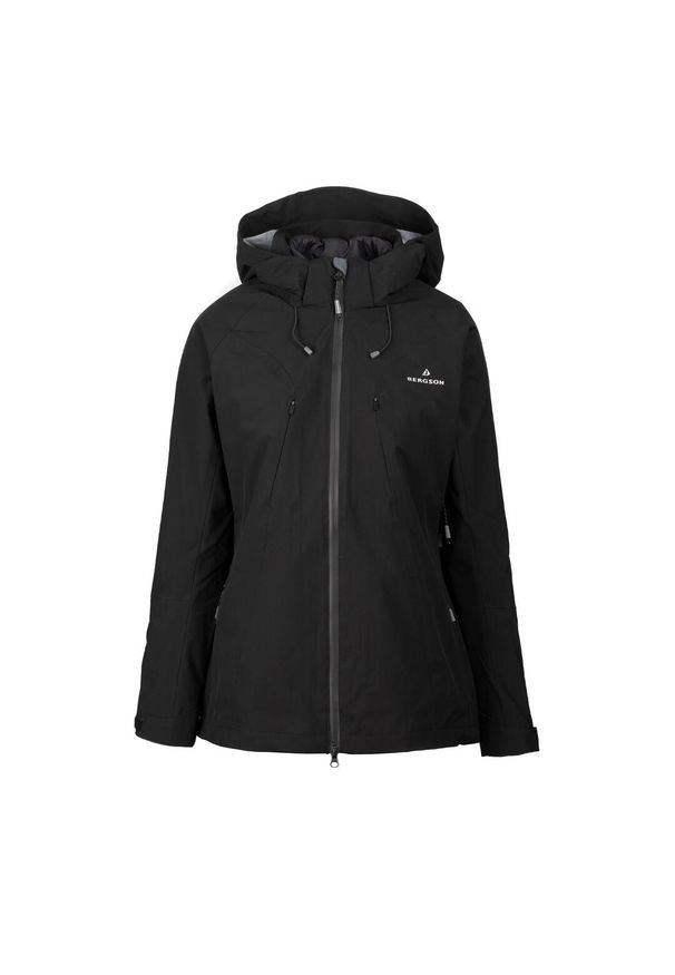 Bergson - Kurtka damska 3w1 Altira. Kolor: czarny. Sport: turystyka piesza