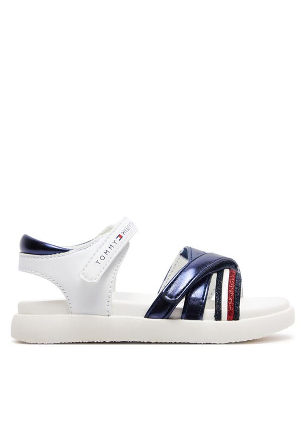 TOMMY HILFIGER - Tommy Hilfiger Sandały T1A2-33235-0273 S Niebieski. Kolor: niebieski