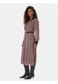 Liu Jo Sukienka codzienna MF5066 TS116 Beżowy Regular Fit. Okazja: na co dzień. Kolor: beżowy. Materiał: syntetyk. Typ sukienki: proste. Styl: casual #5