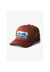 KAVU - Czapka z daszkiem Kavu Above Standard - cherry mahogany. Kolor: czerwony