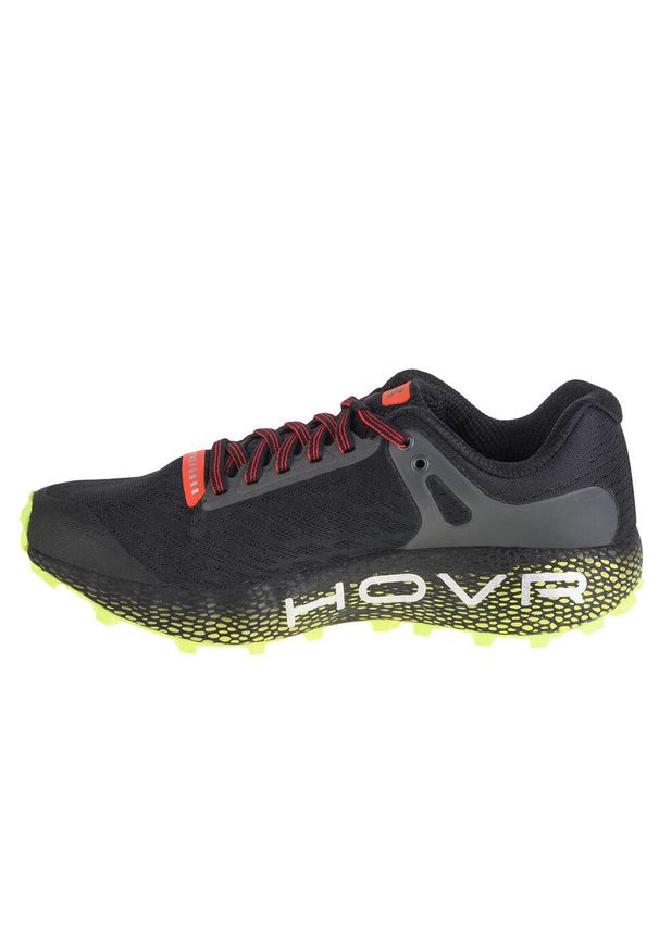 Buty do biegania męskie Under Armour Hovr Machina Off Road. Kolor: czarny, żółty, wielokolorowy. Materiał: guma, syntetyk, tkanina, materiał