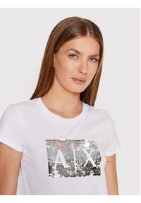 Armani Exchange T-Shirt 8NYTDL YJ73Z 6110 Biały Slim Fit. Kolor: biały. Materiał: bawełna #2
