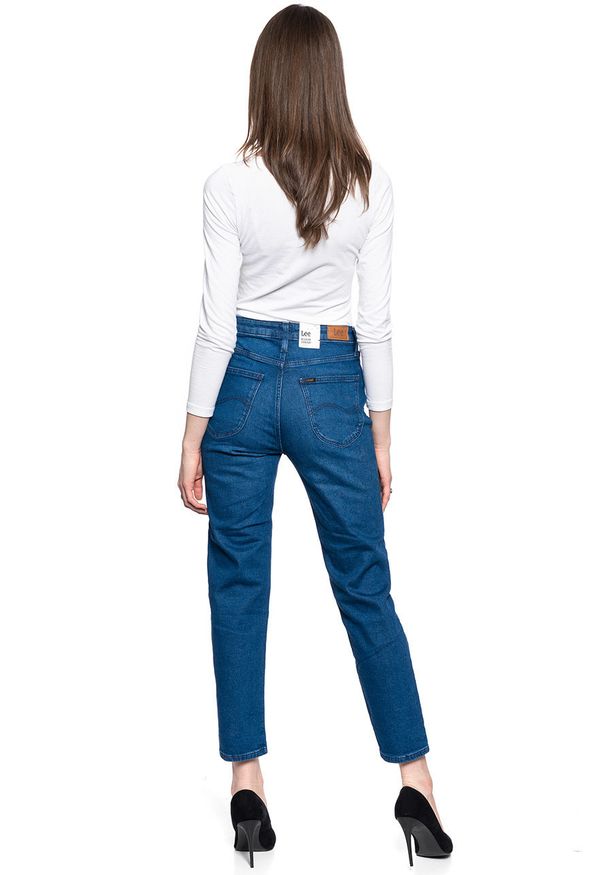 Lee - LEE REGURAL STRAIGHT CAROL DAMSKIE SPODNIE JEANSOWE DARK WORN L30ULTHF 112106767