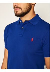 Polo Ralph Lauren Polo Core Replen 710795080001 Niebieski Slim Fit. Typ kołnierza: polo. Kolor: niebieski. Materiał: bawełna #4