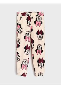 Sinsay - Polarowe spodnie Minnie Mouse - różowy. Kolor: różowy. Materiał: polar. Wzór: motyw z bajki