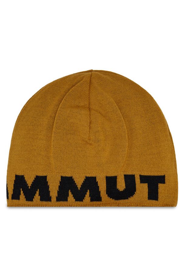Mammut Czapka Mammut Logo Beanie 1191-04891-7507-1 Brązowy. Kolor: brązowy. Materiał: materiał