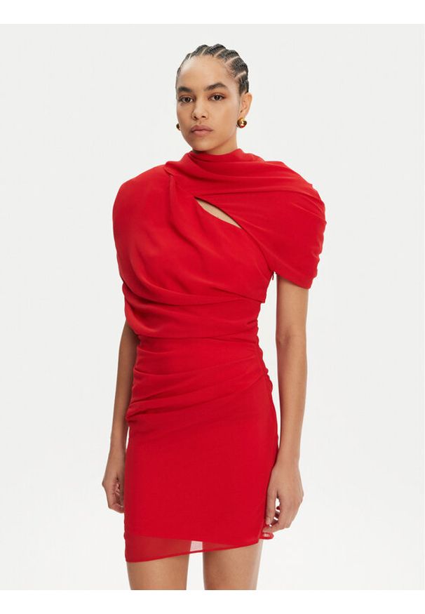JACQUEMUS Sukienka koktajlowa 24H251DR130-1555 Czerwony Regular Fit. Kolor: czerwony. Materiał: syntetyk. Styl: wizytowy
