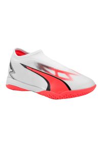 Puma - Buty piłkarskie dziecięce PUMA Ultra Match Ll It + Mid Jr. Kolor: biały. Sport: piłka nożna