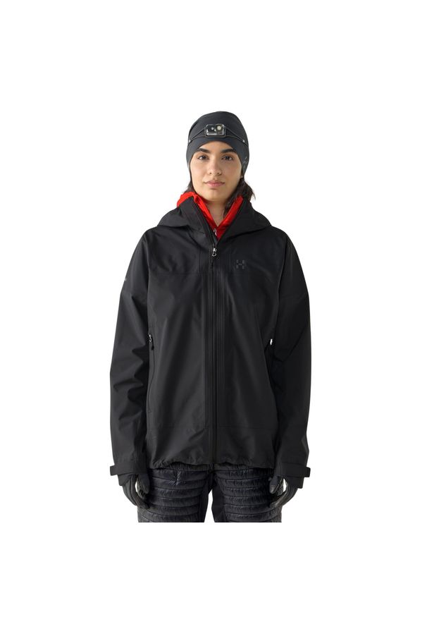 Damska kurtka wodoodporna Haglöfs L.I.M Airak. Kolor: czarny. Sport: turystyka piesza