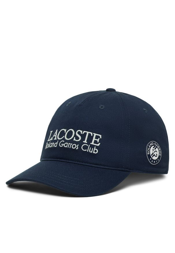 Czapka z daszkiem Lacoste. Kolor: niebieski