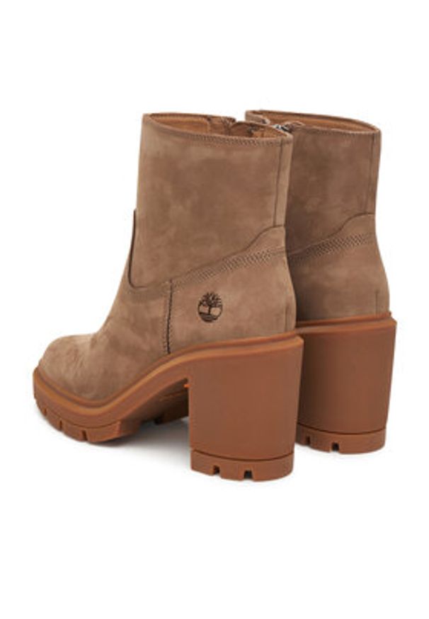 Timberland Botki Allington TB0A26WAEN51 Beżowy. Kolor: beżowy. Materiał: nubuk, skóra