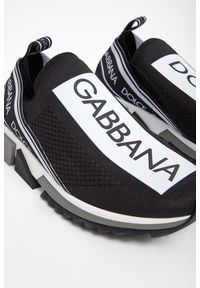 Dolce & Gabbana - Sneakersy męskie DOLCE & GABBANA. Zapięcie: bez zapięcia. Wzór: paski, geometria, nadruk