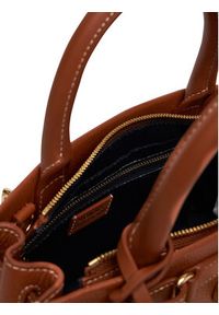 TOMMY HILFIGER - Tommy Hilfiger Torebka American Icon Mini Tote Leather AW0AW17188 Brązowy. Kolor: brązowy. Materiał: skórzane #5