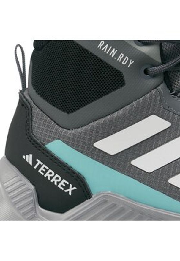 Adidas - adidas Trekkingi Terrex Eastrail 2.0 Mid RAIN.RDY Hiking Shoes HP8725 Szary. Kolor: szary. Materiał: materiał