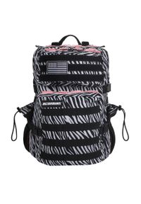 ELITEX TRAINING - Plecak outdoorowy V1 Zebra 45L. Kolor: różowy. Wzór: motyw zwierzęcy #1