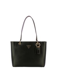 Guess - GUESS Czarna shopperka damska Noelle. Kolor: czarny. Materiał: skórzane