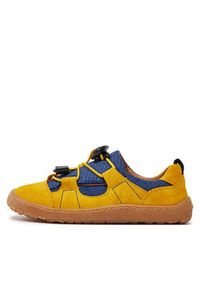 Froddo Sneakersy Barefoot Track G3130243-3 S Żółty. Kolor: żółty. Materiał: materiał