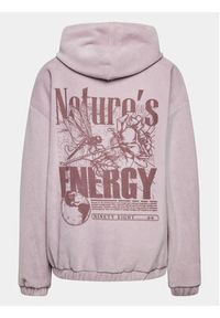 BDG Urban Outfitters Bluza Natures Energy Fleece 77172914 Fioletowy Oversize. Kolor: fioletowy. Materiał: bawełna #2