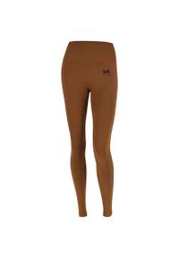 XTREME SOCKSWEAR - Legginsy sportowe damskie Xtreme Sportswear. Kolor: brązowy. Materiał: elastan, poliamid. Sport: fitness #1