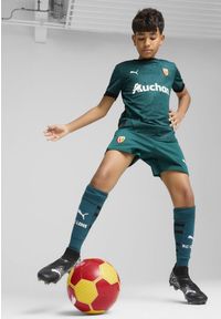 Puma - Młodzieżowa koszulka wyjazdowa RC Lens 24/25 PUMA Varsity Green Black. Kolor: czarny, zielony, wielokolorowy