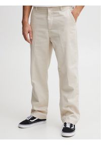 !SOLID - Solid Spodnie materiałowe 21107039 Beżowy Regular Fit. Kolor: beżowy. Materiał: syntetyk