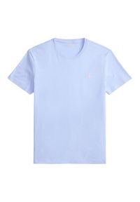 Polo Ralph Lauren T-Shirt 710671438528 Niebieski jasny Regular Fit. Typ kołnierza: polo. Kolor: niebieski. Materiał: bawełna #3