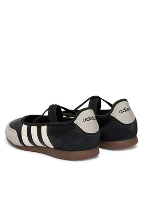 Adidas - adidas Baleriny Barreda Mary Jane HQ7401 Czarny. Kolor: czarny. Materiał: skóra