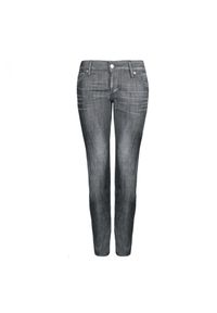 DSQUARED2 - Dsquared2 Jeansy "Jennifer" | S75LB0058 | Kobieta | Czarny. Okazja: na co dzień. Stan: obniżony. Kolor: czarny. Wzór: aplikacja. Styl: casual, elegancki