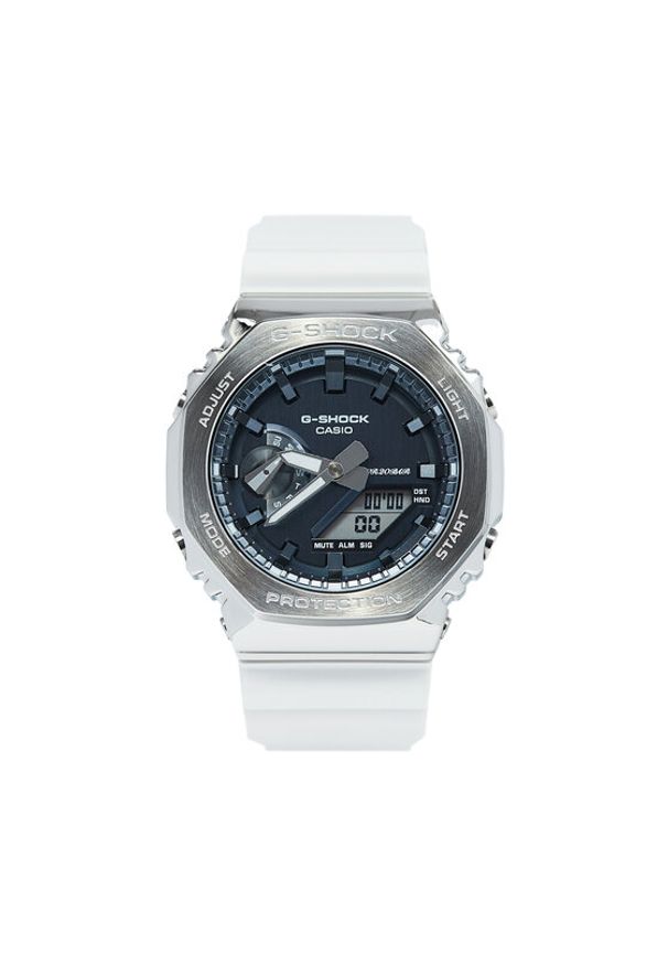 G-Shock Zegarek Sparkle of Winter GM-2100WS-7AER Biały. Kolor: biały
