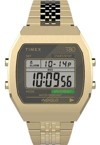 Zegarek Timex Zegarek damski Timex TW2V74300 złoty. Kolor: złoty #1