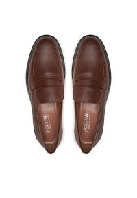 Pollini Lordsy SA10093G1LTDG217 Brązowy. Kolor: brązowy. Materiał: skóra
