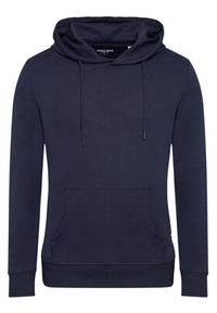 Jack & Jones Bluza Basic 12182537 Granatowy Regular Fit. Kolor: niebieski. Materiał: bawełna #4