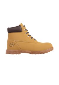LOTTO - Buty męskie Lotto Maemoore Mid. Kolor: brązowy. Materiał: syntetyk, materiał