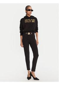 Versace Jeans Couture Bluza 79HAIT02 CF01T Czarny Regular Fit. Typ kołnierza: kołnierzyk włoski. Kolor: czarny. Materiał: bawełna #5